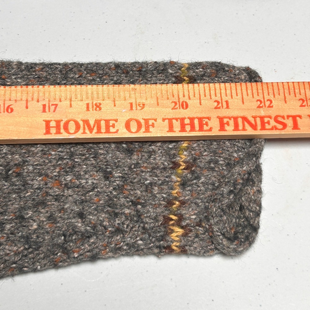 Fresno Wool Blend Sweater S Gray Fair Isle Nordic Ramie Knit Pullover - Picture 6 of 7